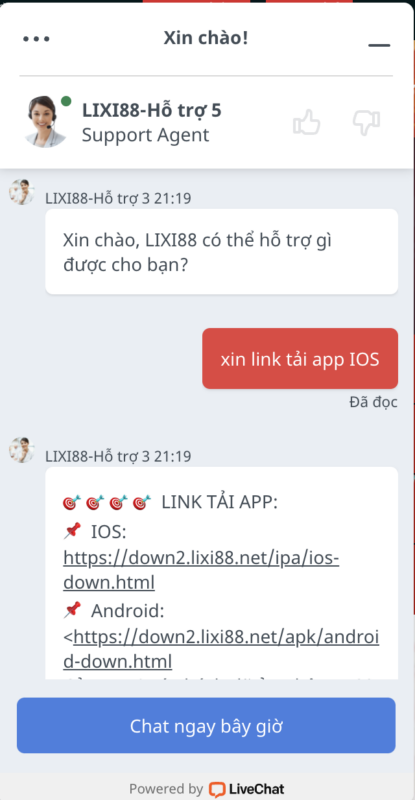 Dịch vụ chăm sóc khách hàng tốt