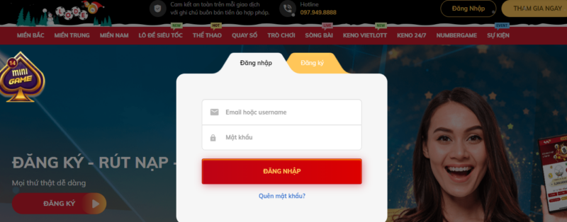 Đăng nhập Lode88