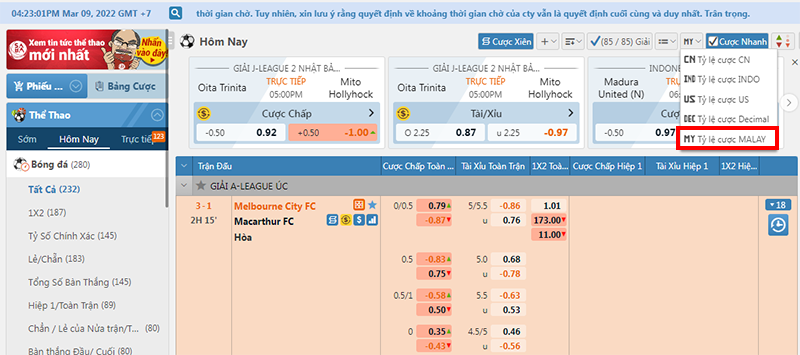 Kinh nghiệm vàng khi soi kèo Malaysia dành cho người mới
